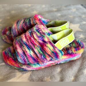 Multi color ugh sandals!